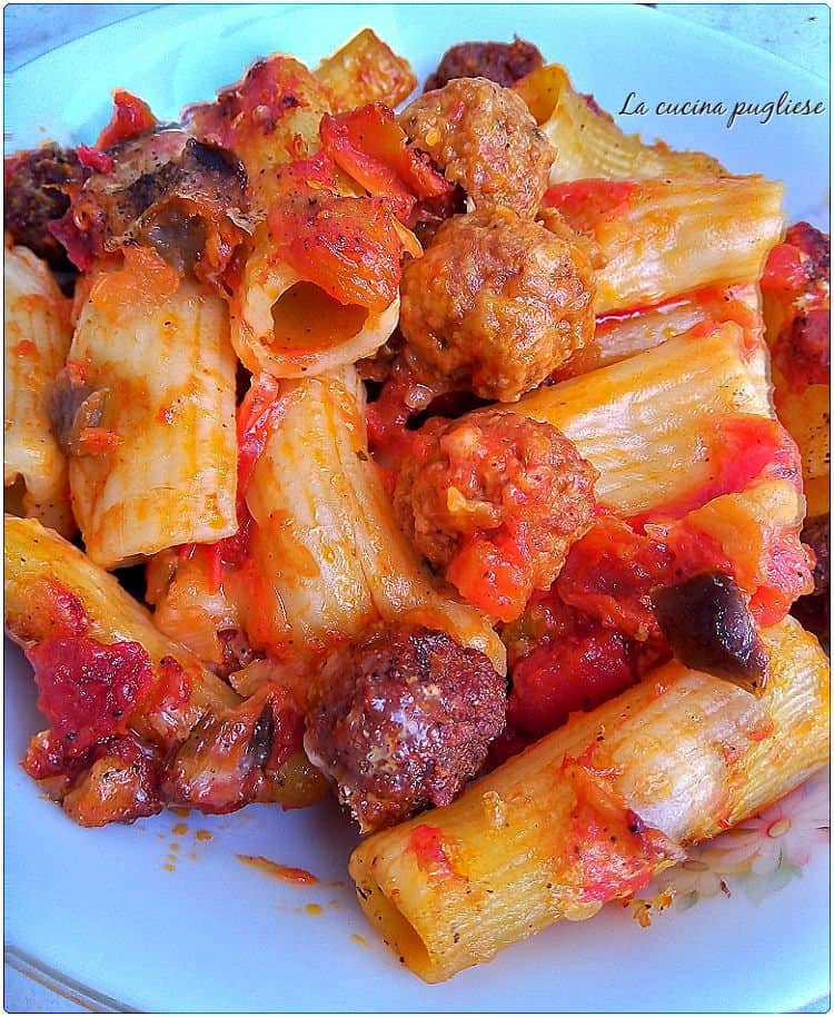 Pasta Al Forno Con Melanzane E Polpette La Cucina Pugliese Ricette