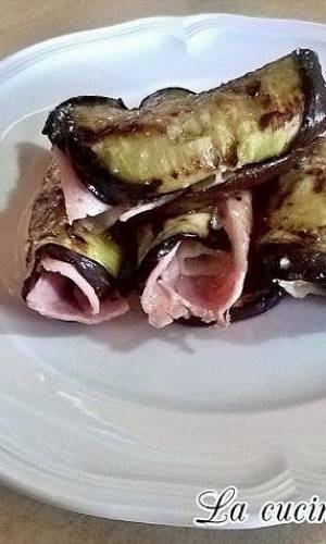 Involtini di melanzane grigliate