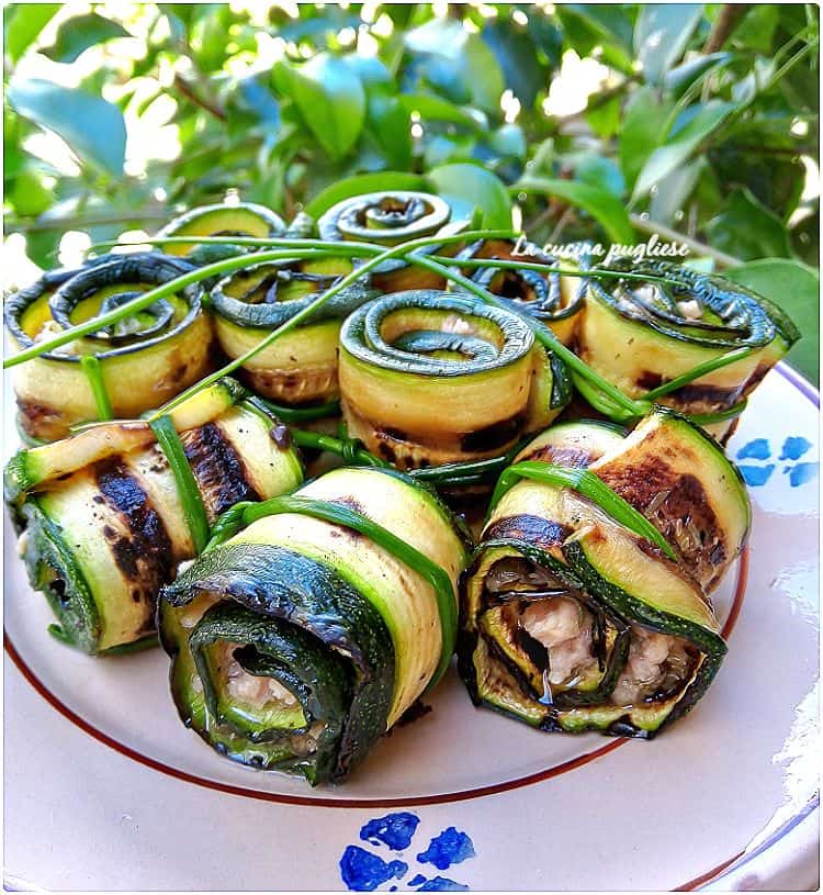 Involtini Di Zucchine E Tonno La Cucina Pugliese Cucina Tipica Pugliese E Non Solo