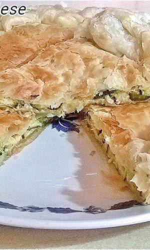 Torta salata con zucchine e stracchino
