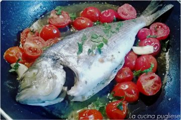 Orata all'acqua pazza - la cucina pugliese