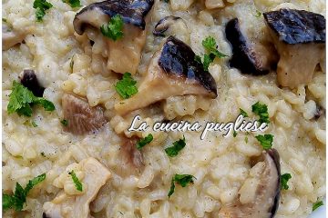 Risotto ai funghi cardoncelli - un piatto autunnale facile da preparare e gustoso!