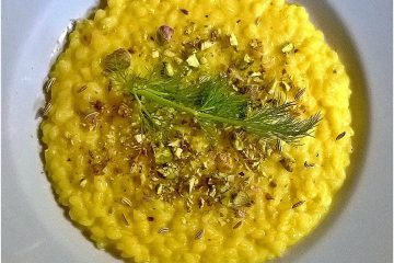 Risotto alla mimosa - la cucina pugliese