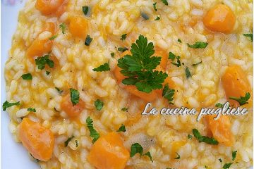 Risotto alla zucca - un piatto autunnale semplice e gustoso.