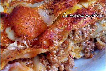 Lasagne con sugo di macinato - lacucinapugliese