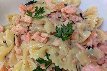 Farfalle al salmone - la cucina pugliese