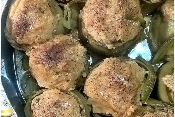 Carciofi ripieni (versione di papà)- la cucina pugliese