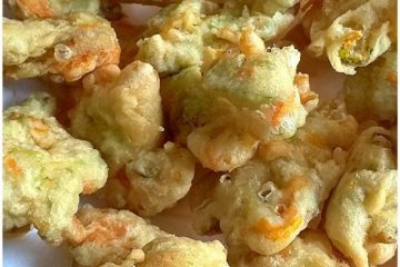 Frittelle di fiori di zucca - la cucina pugliese--