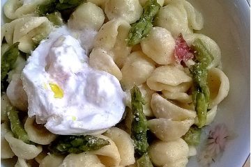 Orecchiette asparagi e burrata - la cucina pugliese