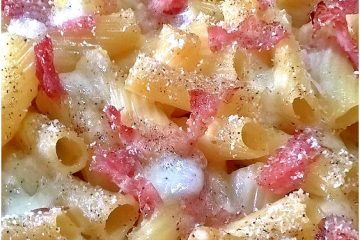 Pasta al forno prosciutto cotto e mozzarella - la cucina pugliese