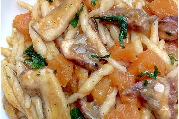 Pasta zucca e funghi porcini - la cucina pugliese--