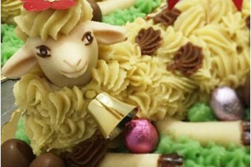 Agnello di pasta di mandorle - un dolce pasquale tipico pugliese