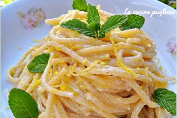 Spaghetti al limone - la cucina pugliese