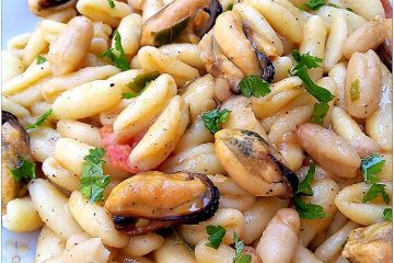 Cavatelli cozze e fagioli - la cucina pugliese