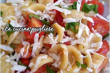 Orecchiette alla crudaiola - lacucinapugliese-