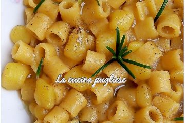 Pasta e patate (in bianco) - lacucinapugliese